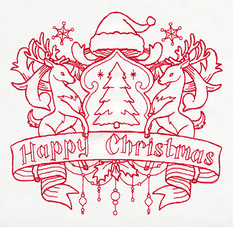 Happy Christmas Crest