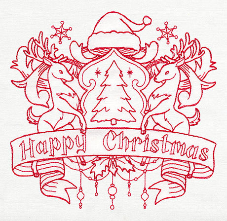 Happy Christmas Crest