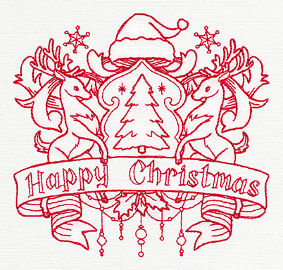 Happy Christmas Crest