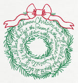 Christmas Carol Wreath