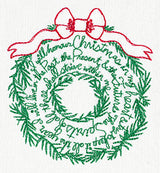 Christmas Carol Wreath