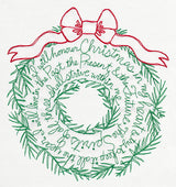 Christmas Carol Wreath