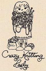 Crazy Knitting Lady