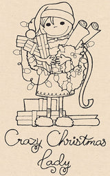 Crazy Christmas Lady