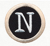 Typewriter Letter N