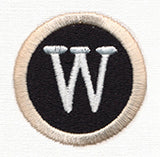 Typewriter Letter W