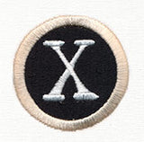 Typewriter Letter X