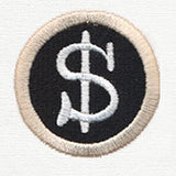 Typewriter Punctuation - Dollar Sign