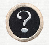 Typewriter Punctuation - Question Mark