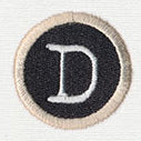 Typewriter Letter D