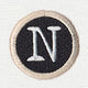 Typewriter Letter N