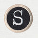 Typewriter Letter S