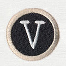 Typewriter Letter V