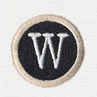 Typewriter Letter W