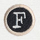 Typewriter Letter F
