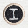 Typewriter Letter I