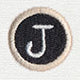 Typewriter Letter J