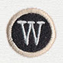 Typewriter Letter W