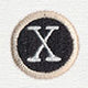 Typewriter Letter X