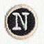 Typewriter Letter N