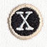 Typewriter Letter X