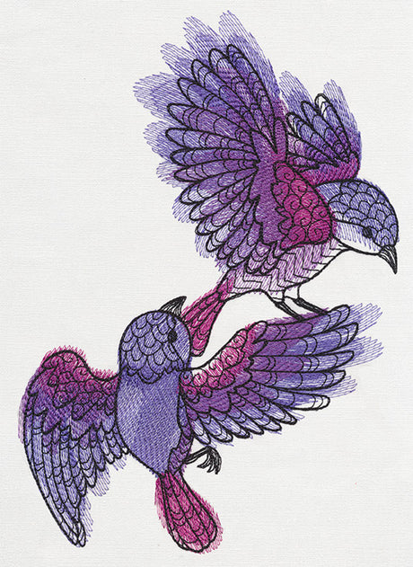 Doodle Sparrows