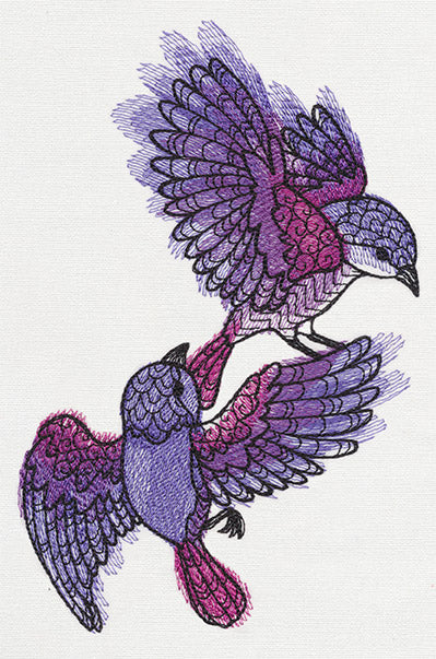 Doodle Sparrows