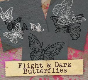Flight & Dark Butterflies (Design Pack)