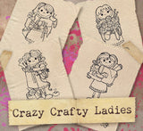Crazy Crafty Ladies (Design Pack)