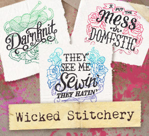 Wicked Stitchery (Design Pack)