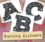 Bunting Alphabet (Lace) (Design Pack)