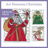 Art Nouveau Christmas (Design Pack)