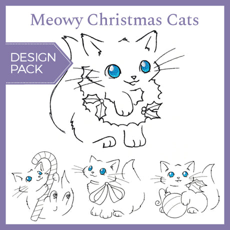 Meowy Christmas Cats (Design Pack)