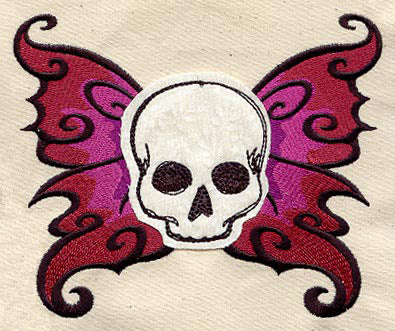 Winged Skull (Applique)