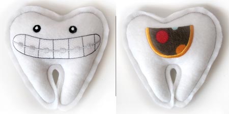 Smile - Braces (Tooth Fairy Pillow)