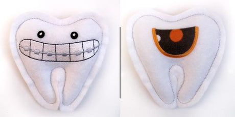 Smile - Braces (Tooth Fairy Pillow)