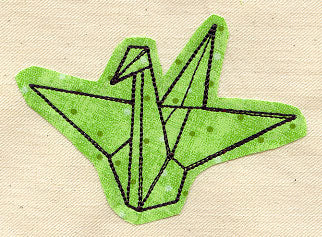 Paper Crane (Applique)