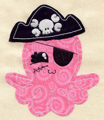Octo-Pirate (Applique)
