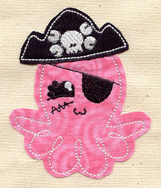 Octo-Pirate (Applique)