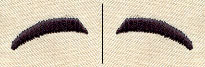 Monster Factory - Straight Eyebrows