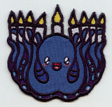 Octopus Menorah (Applique)
