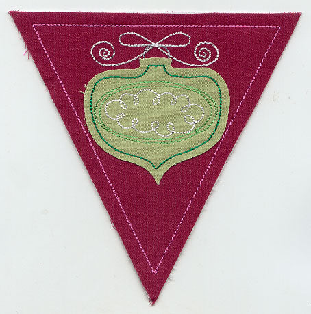 Very Merry Bunting - Ornament