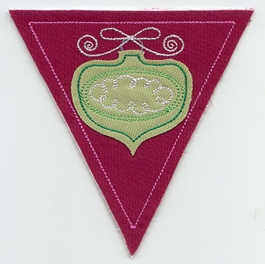Very Merry Bunting - Ornament