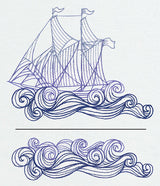Ship and Waves (Split)