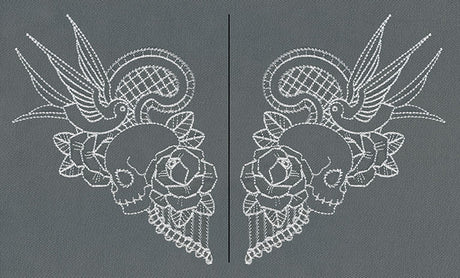 Folk Tattoo Neckline (Split)