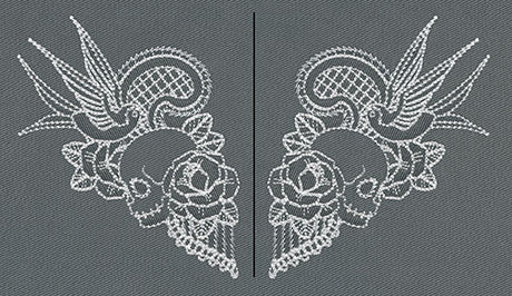 Folk Tattoo Neckline (Split)