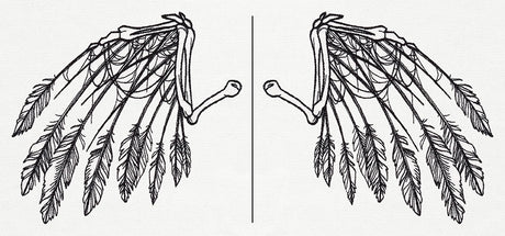 Skeletal Flight (Wing Pair)