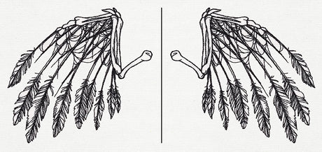 Skeletal Flight (Wing Pair)