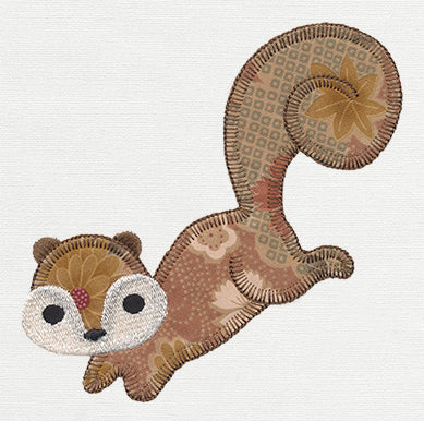 Patchwork Thicket - Squirrel (Applique)