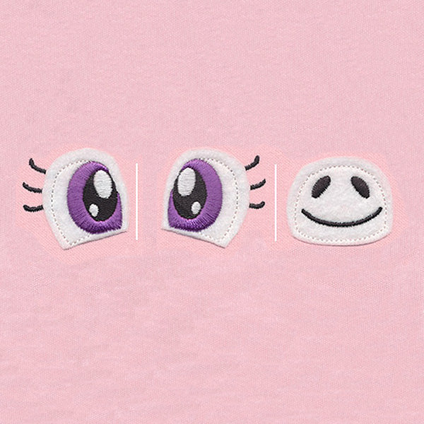 Noggin Nanimals - Unicorn Face (Applique) (Split)